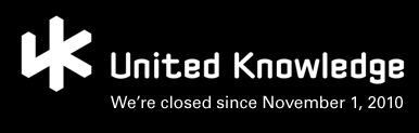 United Knowledge is closed since November 1, 2010